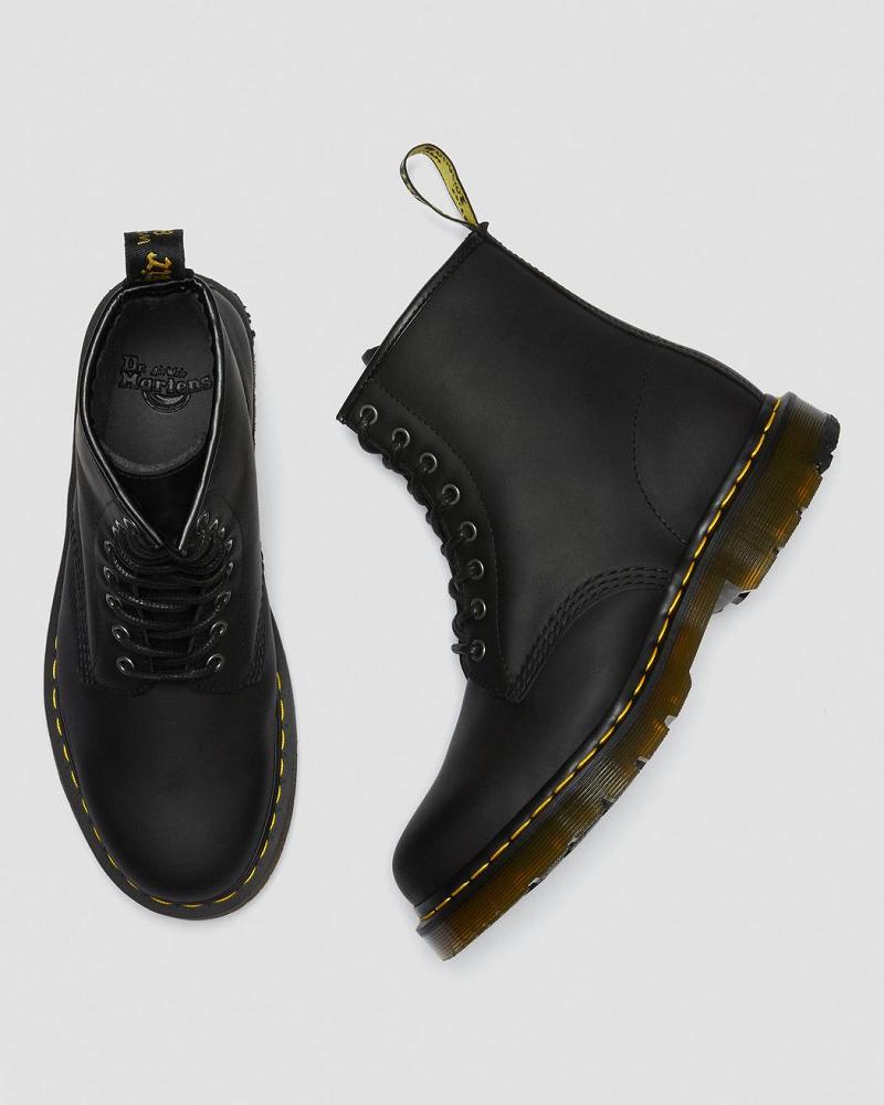 Dr Martens 1460 DM's Wintergrip Veterlaarzen Heren Zwart | NL 300NWY